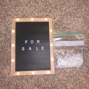 Light up Letterboard